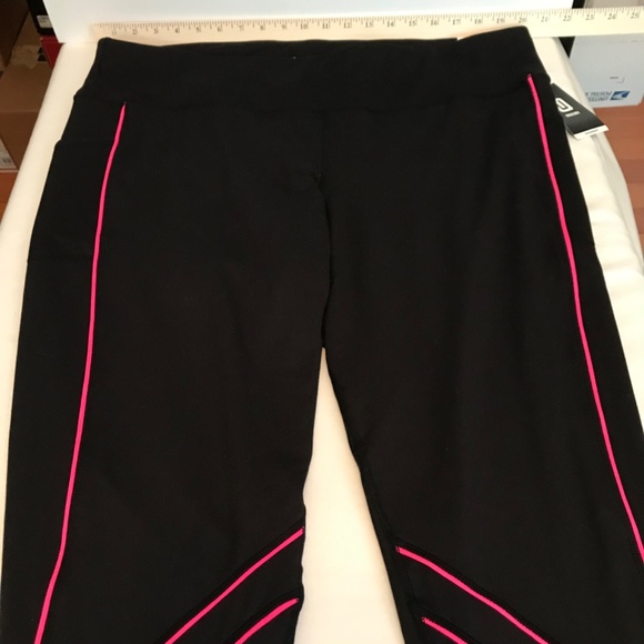 IDEOLOGY Leggings Athletic Compression High Rise 7/8 Black Women’s Plus Size 3X - Picture 10 of 16